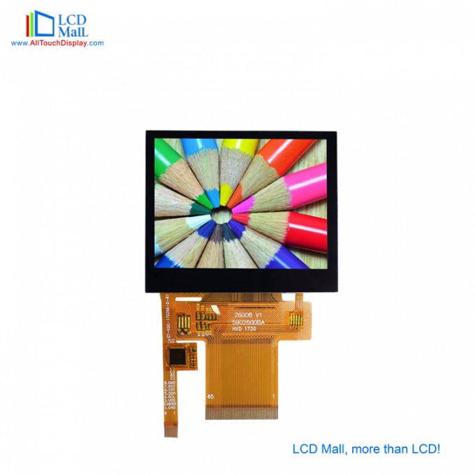 Full View Angle 3.5'' TFT LCD Touch Panel IPS Display 24 BIT RGB SPI Interface 0
