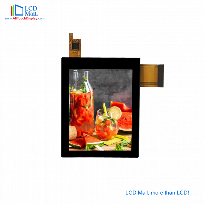 Full View Angle 3.5'' TFT LCD Touch Panel IPS Display 24 BIT RGB SPI Interface 1