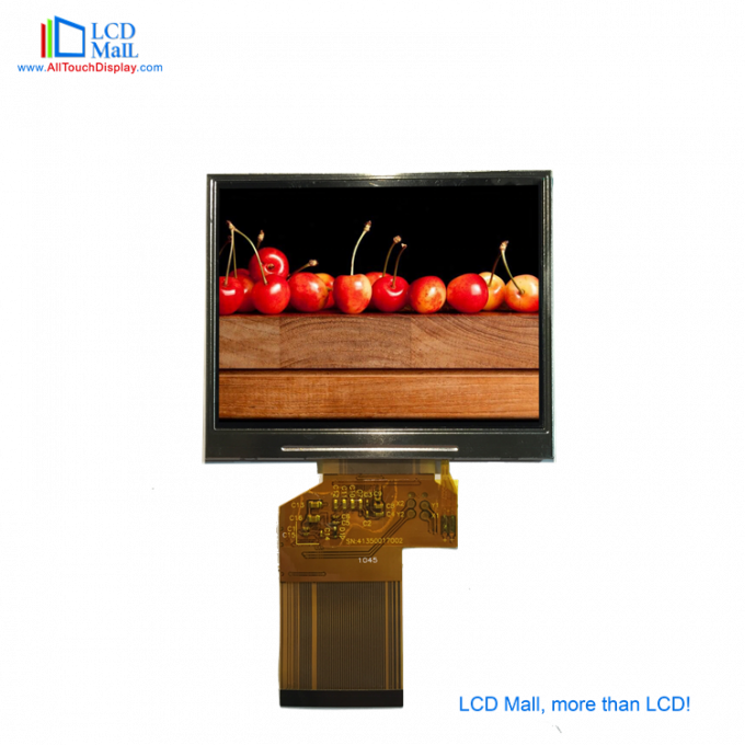 Full View Angle 3.5'' TFT LCD Touch Panel IPS Display 24 BIT RGB SPI Interface 3