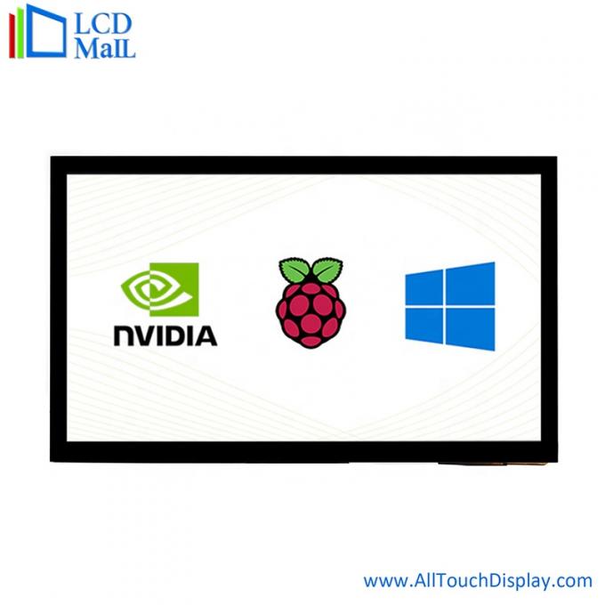 10.1 Inch Raspberry PI TFT Display Screen 500cd 1024*600 Multi Point Touch 2