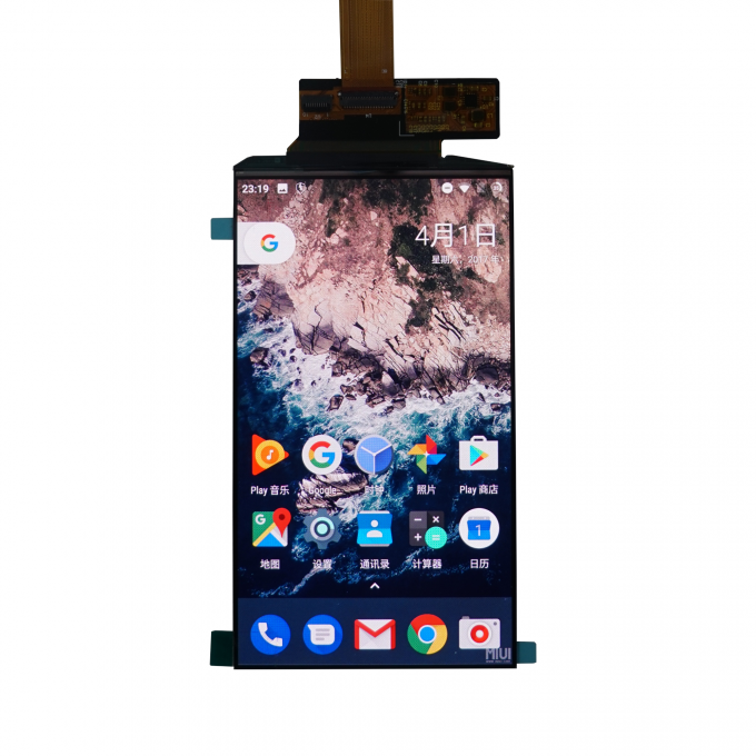 5.0 Inch HD OLED Small Screen Module 350cd/M2 720*1280 Pixel 4