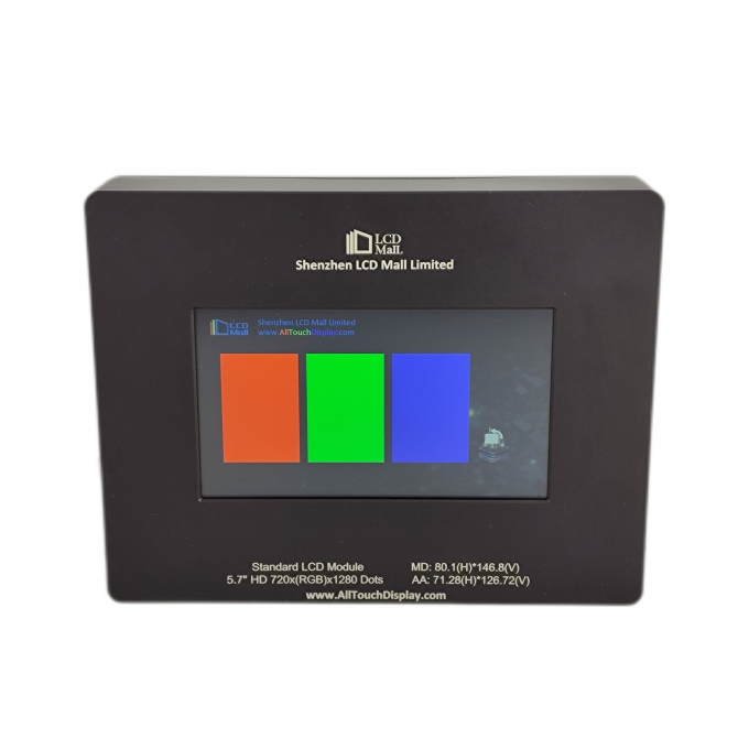 5.7inch HMI Display 720*RGB*1280 Transmissive TFT Display Module 450 Nits 6