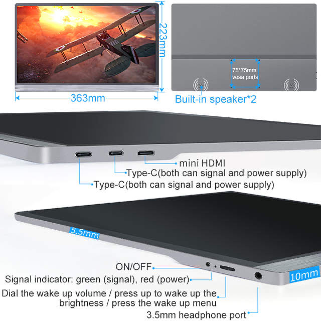 15.6inch Industrial LCD Display TFT LCD Capacitive Touchscreen 1920*RGB*1080 0
