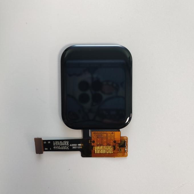 2.5D Edge Curved Side 1.3 Inch TFT LCD With CTP 240*240 SPI Interface All Viewing Angle 16 PIN FPC 0