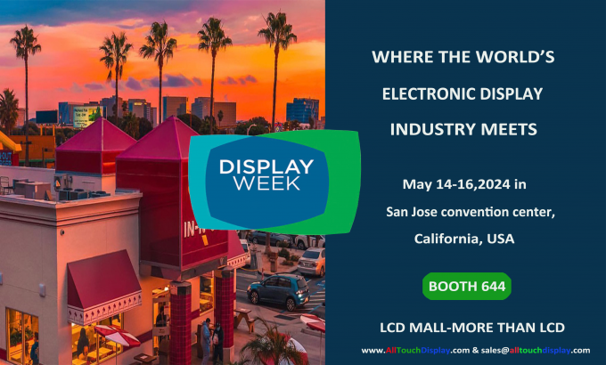 latest company case about No.3 LCD Mall are participating the Display week exhibition in San Jose convention center, California,USA in May 2024, and our booth position is 644  0
