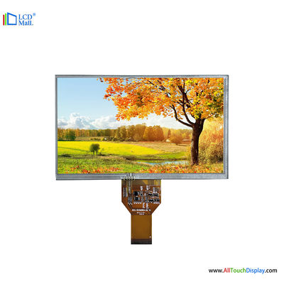 Buy 7 Inch TFT LCD 800x480 Resolution 400nits RTP RGB Interface LCD Screen online manufacture