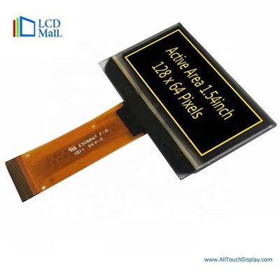 Buy 1.54 Inch Yellow OLED Screen Module 128x64 TFT Display Module online manufacture