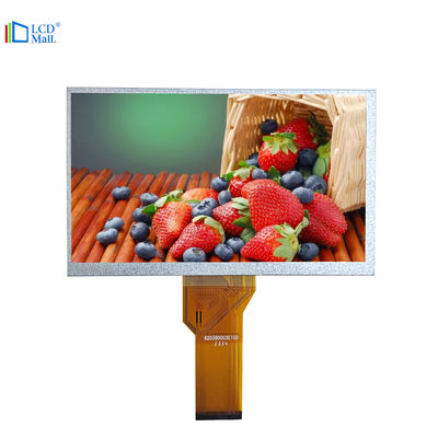Buy 7 Inch WVGA TFT LCD Display 800*480 Resolution 6 O'Clock Viewing Direction LCD Screen online manufacture