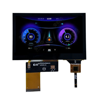 Buy 4.3'' IPS 480*RGB*272 Tft Lcd Display 40 Pin RGB Interface Capacitive Touch Panel Screen Display online manufacture