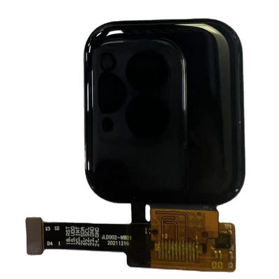 2.5D Edge Curved Side 1.3 Inch TFT LCD With CTP 240*240 SPI Interface All Viewing Angle 16 PIN FPC