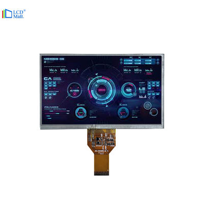 800*480 Resolution 7 Inch 50 Pin LCD Display 280nits FPC Plugging Type
