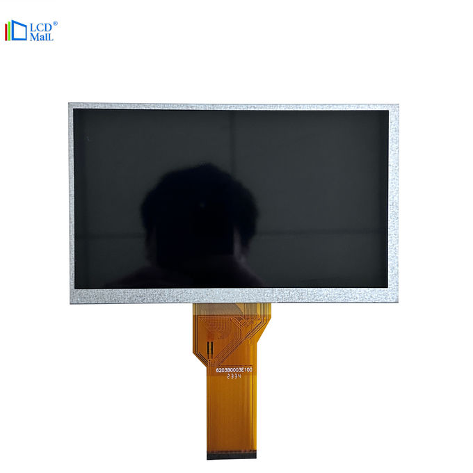 7 Inch WVGA TFT LCD Display 800*480 Resolution 6 O'Clock Viewing Direction LCD Screen 0