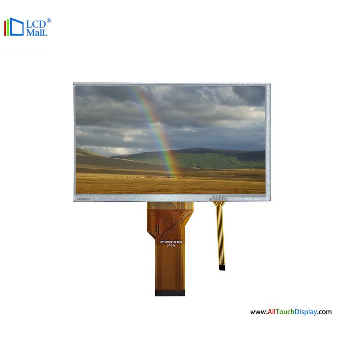 40 Pin lcd screen TFT LCD Display RTP 7 Inch LCD Module High Brightness 280cd/m2 2