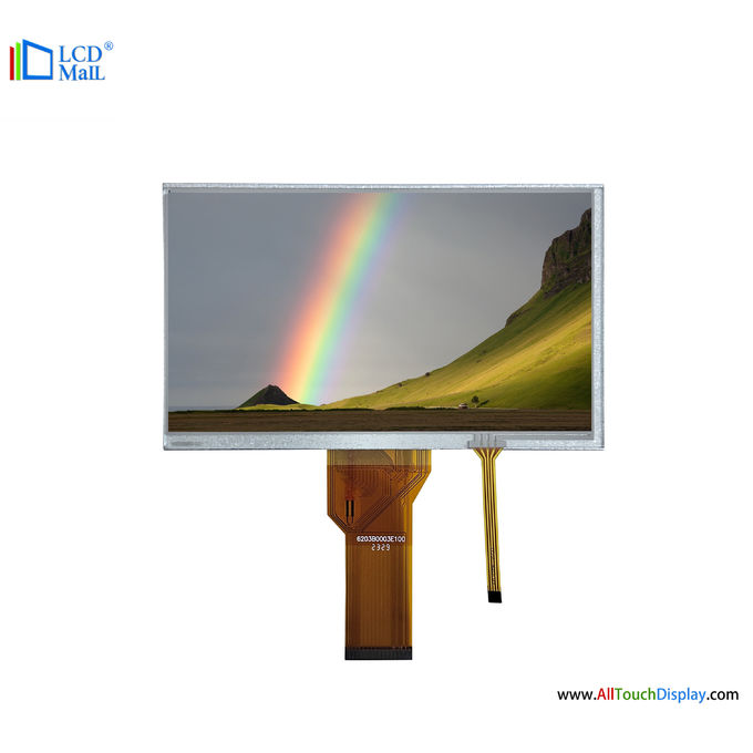 40 Pin lcd screen TFT LCD Display RTP 7 Inch LCD Module High Brightness 280cd/m2 1