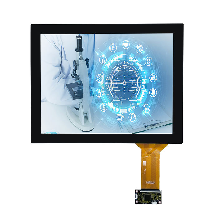 12.1 Inch Industrial TFT Displays Panel 1024*768 Pixels 425 Nit High Brightness 0