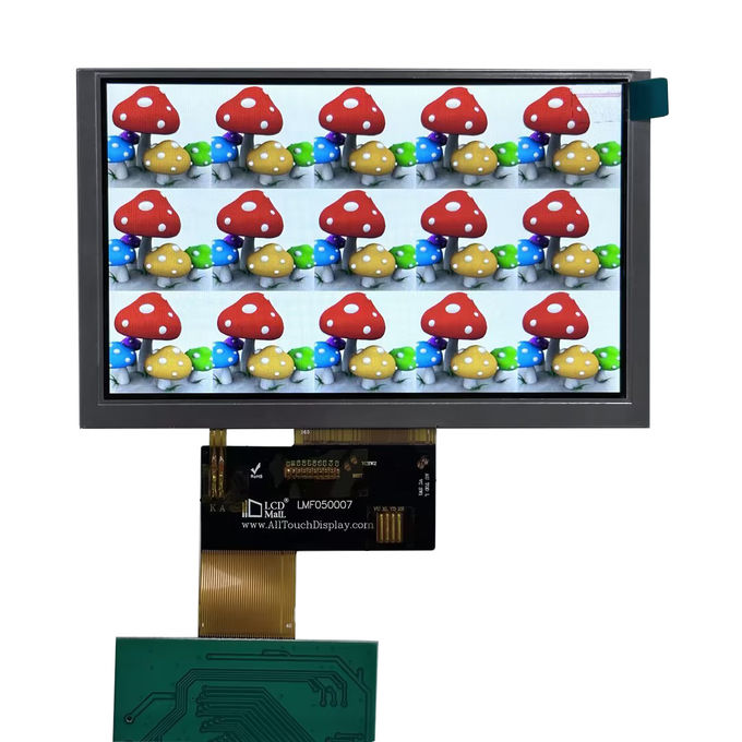 5 Inch WVGA TFT Display Screen With RGB Interface FPC Connector 1
