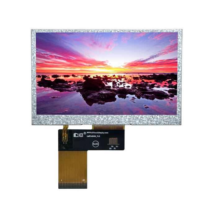 4.3" TFT Transmissive 480x272 280nits IPS Glass RGB 4.3 Inch LCD Display With OEM/ODM PCAB/CPT/RTP 0