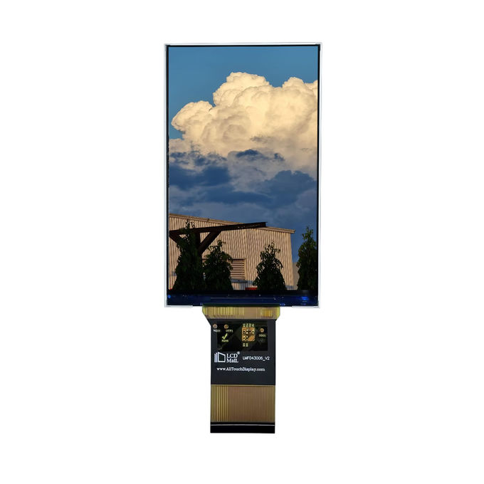 4.3 inch FHD IPS TFT LCD Display with Wide Temp Range 360 Brightness Backlight and MIPI Interface lcd screen 0