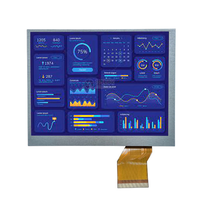 5.7 Inch Industrial VGA TFT Display JD9168S RGB 640*480 With Custom Touch Screen All/IPS Viewing Direction 0