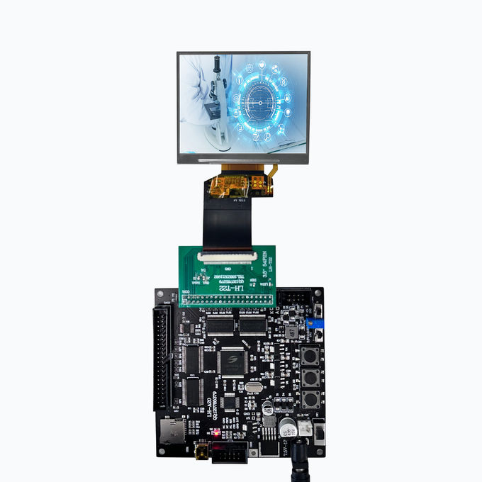 Customized 3.5 Inch 12 O'clock Viewing TFT LCD Module 54pin 320x240 Resolution LCD Screen 0