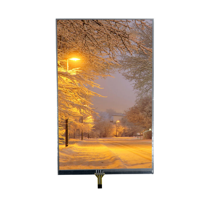 8 Inch Portrait HD TFT LCD Display With Touch Panel LVDS Interface IPS Viewing Module 0