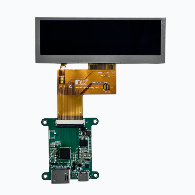 Full Viewing 3.9 Inch HDMI TFT LCD Display 480*128 Touch Screen Wide Temperature And High Brightness 0