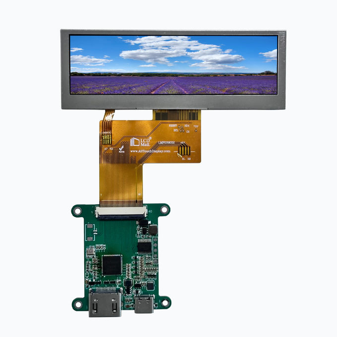 3.9 Inch HDMI Interface TFT LCD Display With IPS Viewing 480x128 Resolution LCD Screen 1