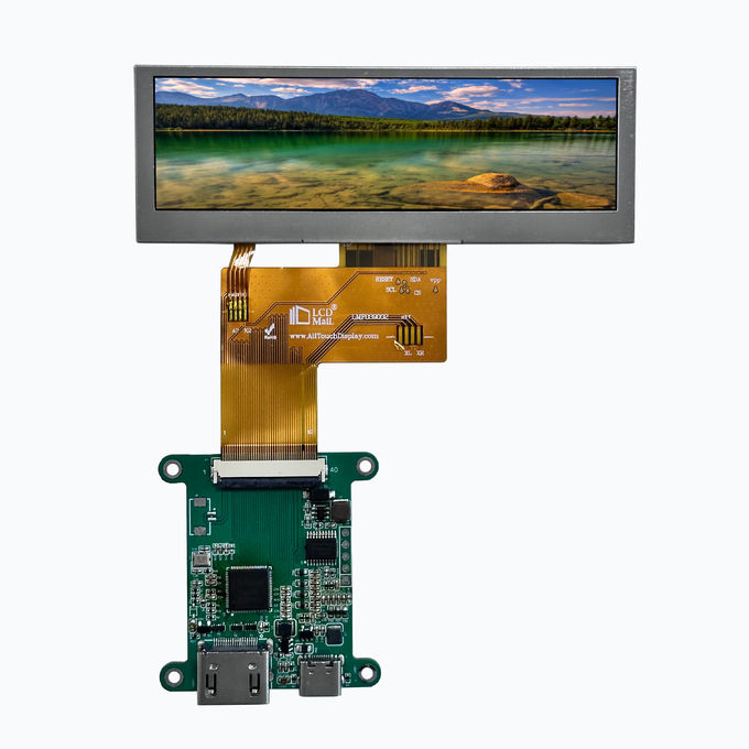 480x128 HDMI TFT Module 3.9 Inch TFT LCD Screen Display With LED Backlight IPS Viewing 0