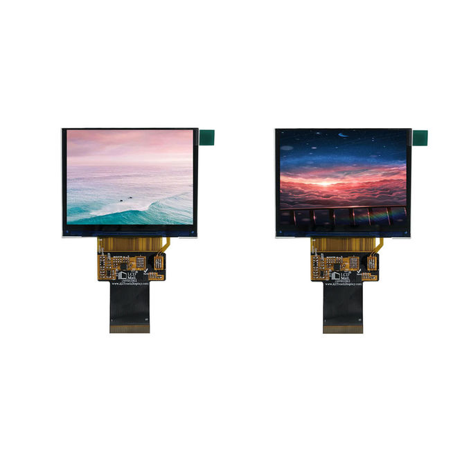 ZIF-0.5 Pitch 40PIN Vivid Color Bar Type Round TFT LCD with ALL VIEW 0