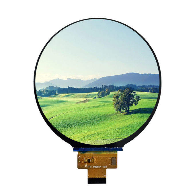 4.0 Inch TFT Round LCD Display Ultra-Clear Visuals Transmissive ALL/IPS 20x720 Pixels 0