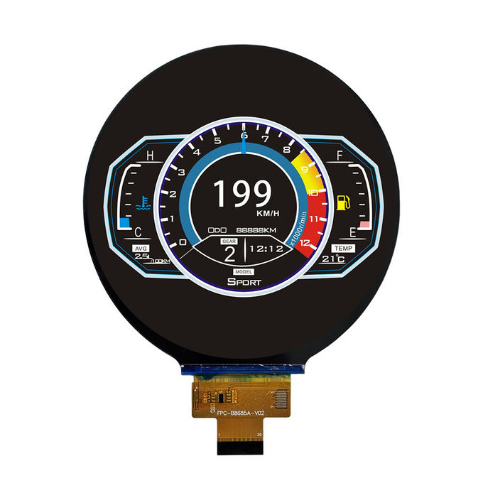 Highly Durable TFT LCD Module with 5S2P FPC Connector VF 30±1.2V IF 40mA 0